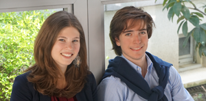 Clémentine et Karoly 2 étudiants