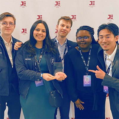 Junior Enterprise Sprint winsThe Most Impactful Project Award JEE
