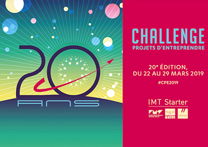 affiche du challenge Projets d'entreprendre 2019