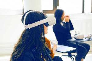 Etudiants en réalité virtuelle