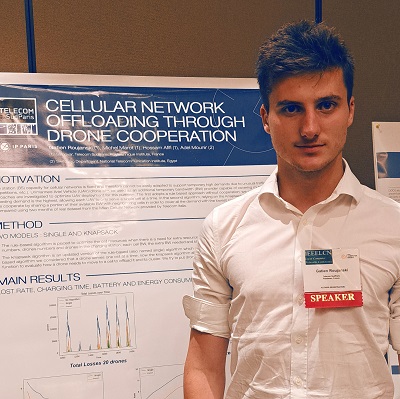 conférence IEEE LCN 2023 Gatien Roujanski - Cellular network offloading through drone cooperation