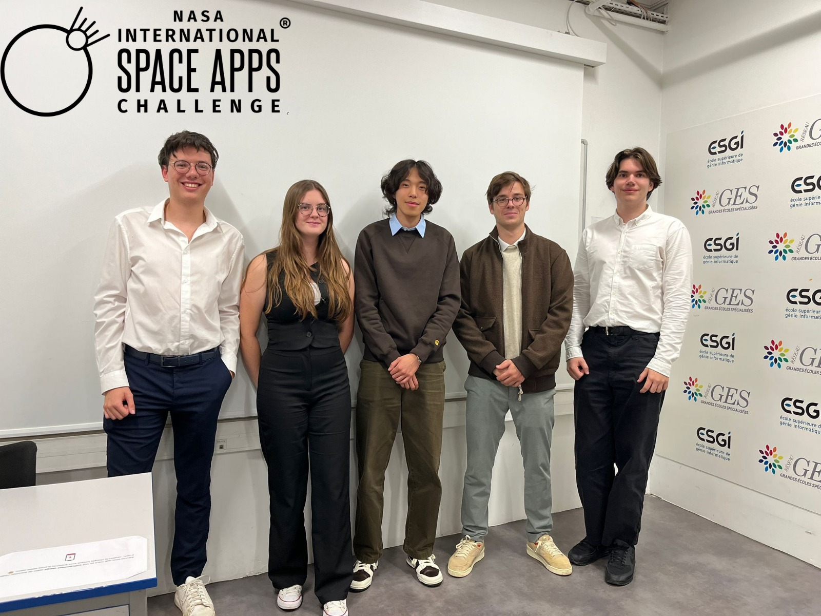 Cinq étudiants de Télécom SudParis remportent le NASA Space Apps Challenge