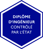 Logo Diplome d'ingénieur controlé par l'état - Télécom SudParis
